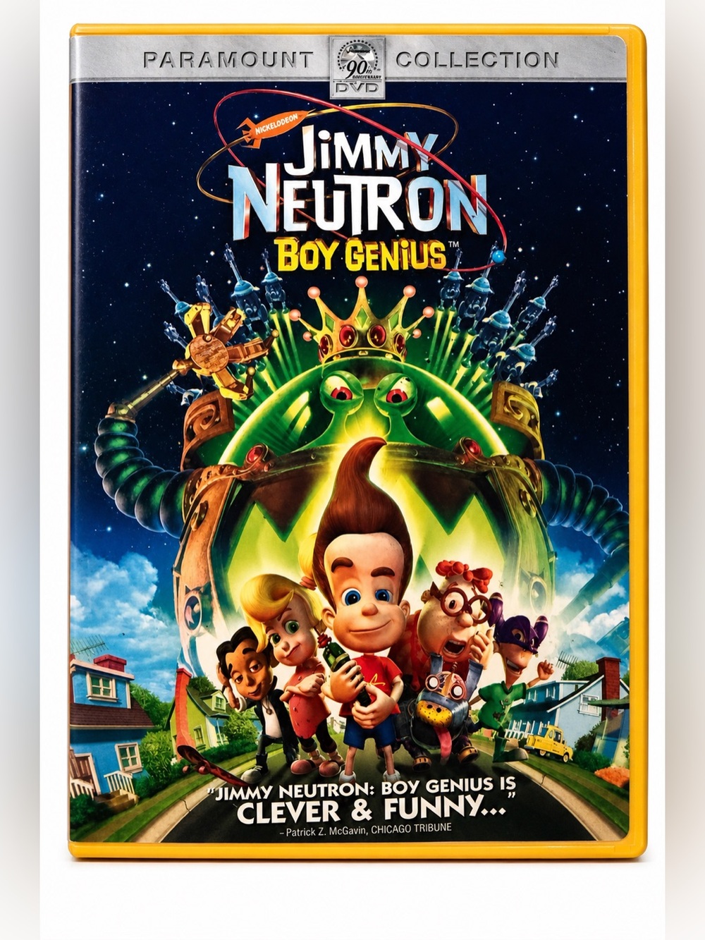 Jimmy Neutron Boy Genius DVD Nickelodeon Movie Kids Classic Tested